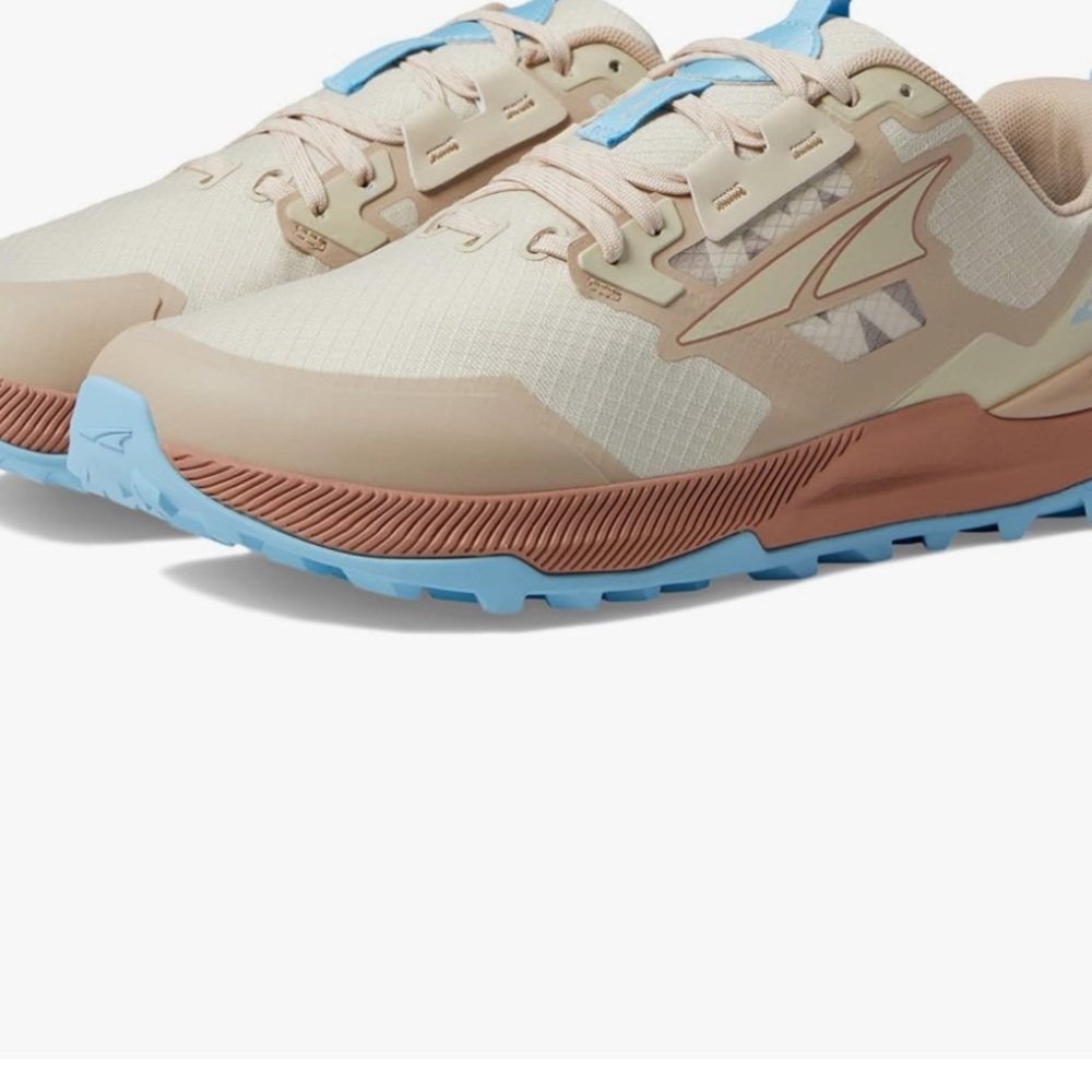 Altra Tan and Light Blue Athletic Shoes